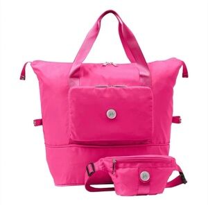 Joy CleanBoss Expandable Pop Tote With Bonus Belt Bag -Pop Pink